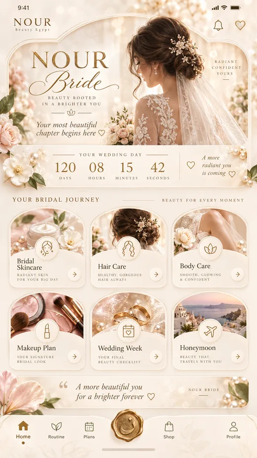 NOUR Bride journey concept